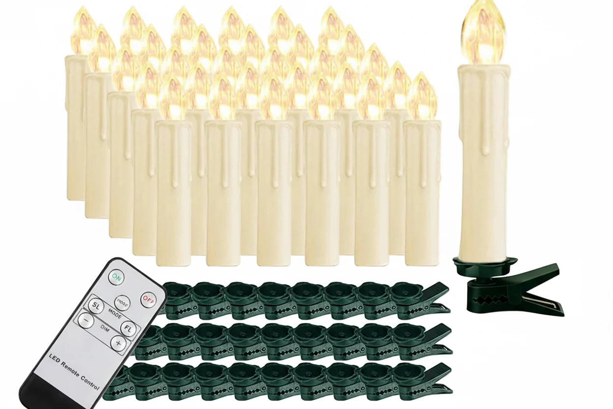 Trendbay Waterproof Flameless LED Candle Set