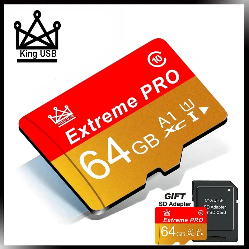 Trendbay 64GB Class 10 Micro SD Memory Card with SD Adapter