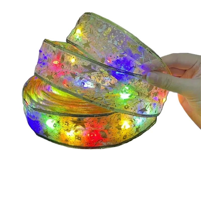 Trendbay Christmas Ribbon Fairy Lights 2M 20-LED