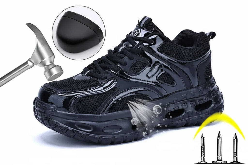 Trendbay Women's Steel Toe Safety Shoes