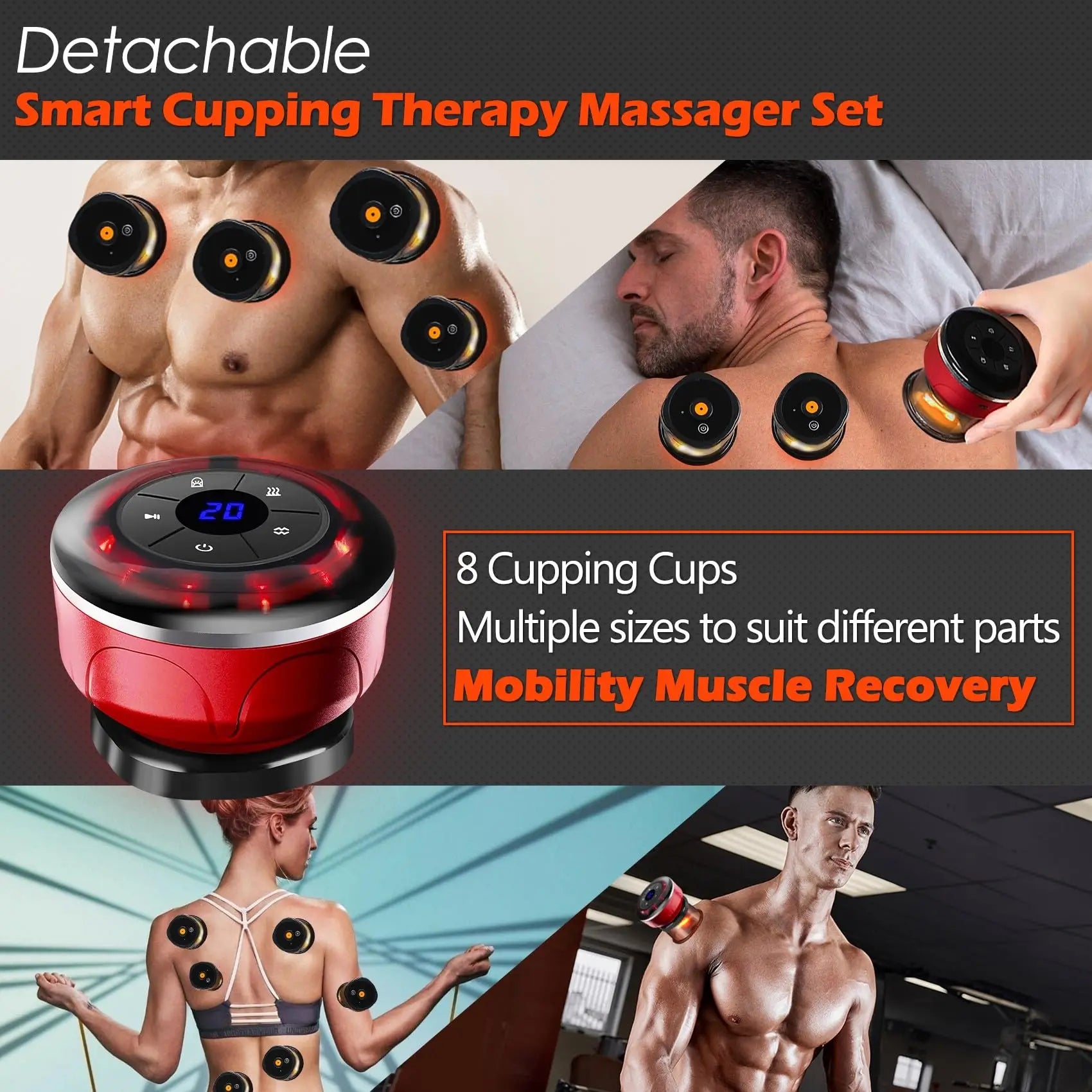 Trendbay Electric Cupping Massager Set