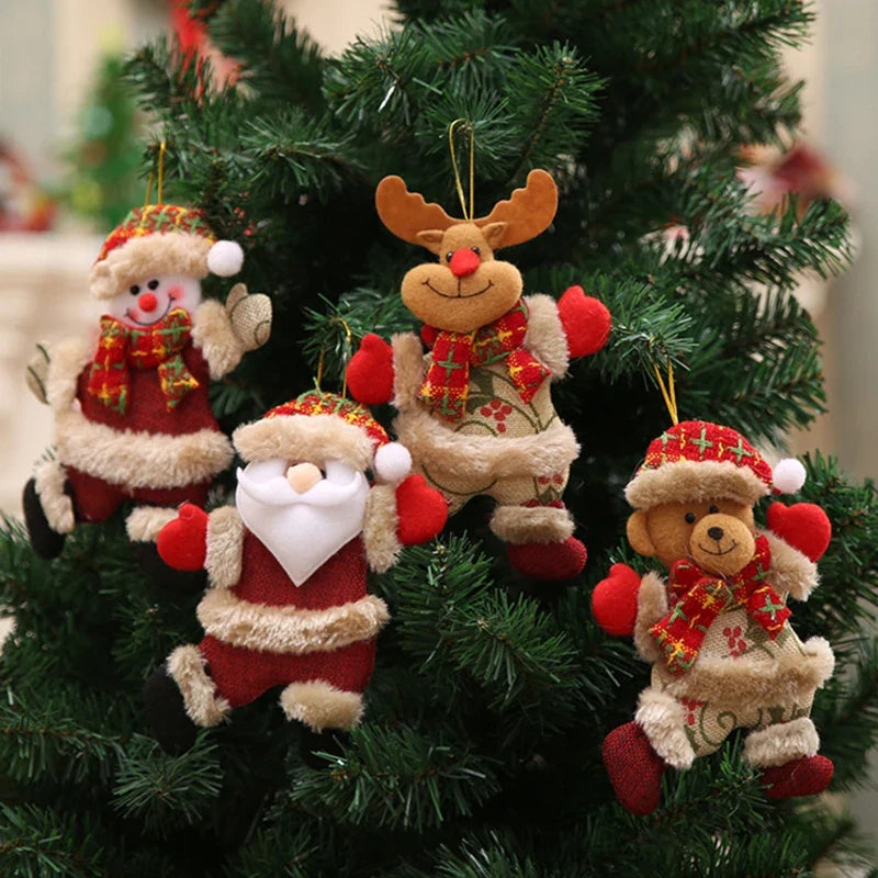 Trendbay 4pcs DIY Merry Christmas Hanging Ornaments Set For Decor
