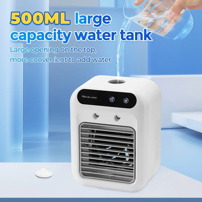 Trendbay Portable Mini Air Conditioner Fan with Humidifier