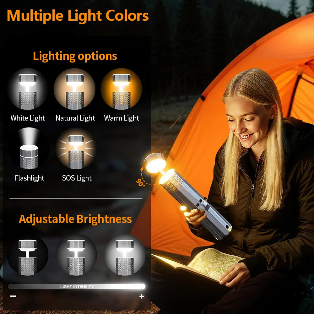Trendbay 15600mAh Telescopic Camping Lantern
