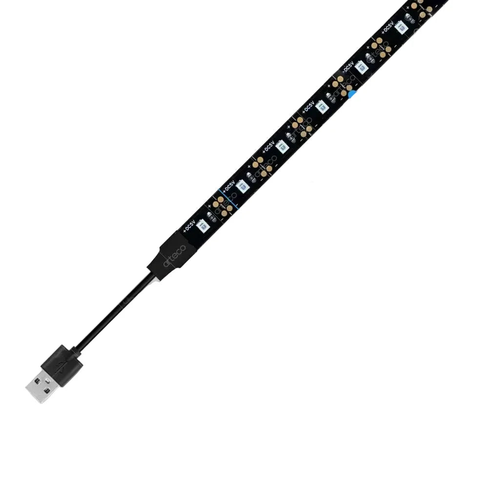 Trendbay 5M USB UV LED Strip Light – 395–405nm Blacklight Glow-in-the-Dark