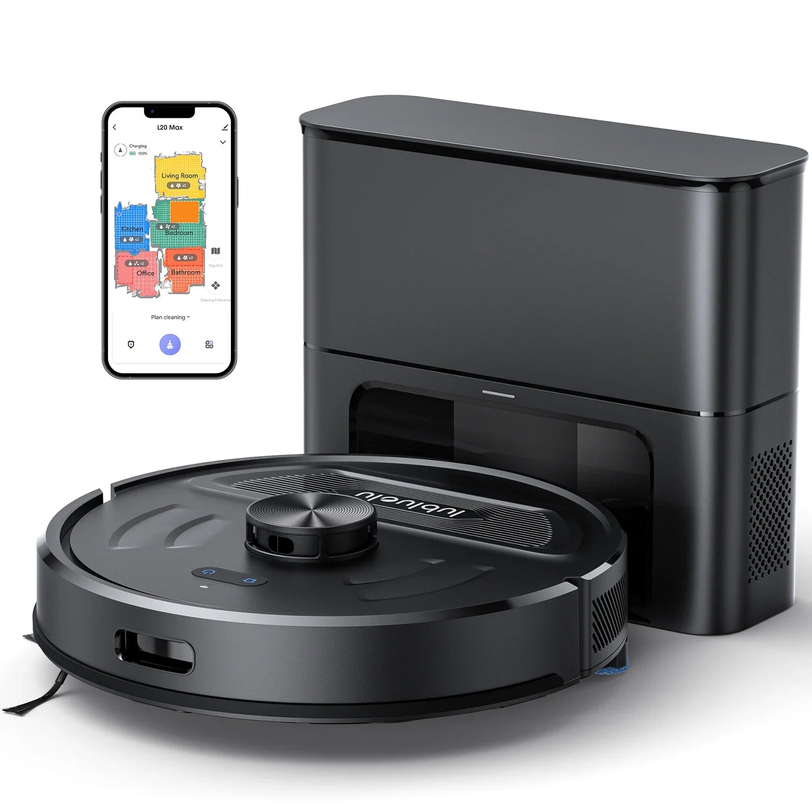 Trendbay L20Max Self-Emptying Robot Vacuum – 6000Pa LiDAR 3-in-1 Sweep & Mop