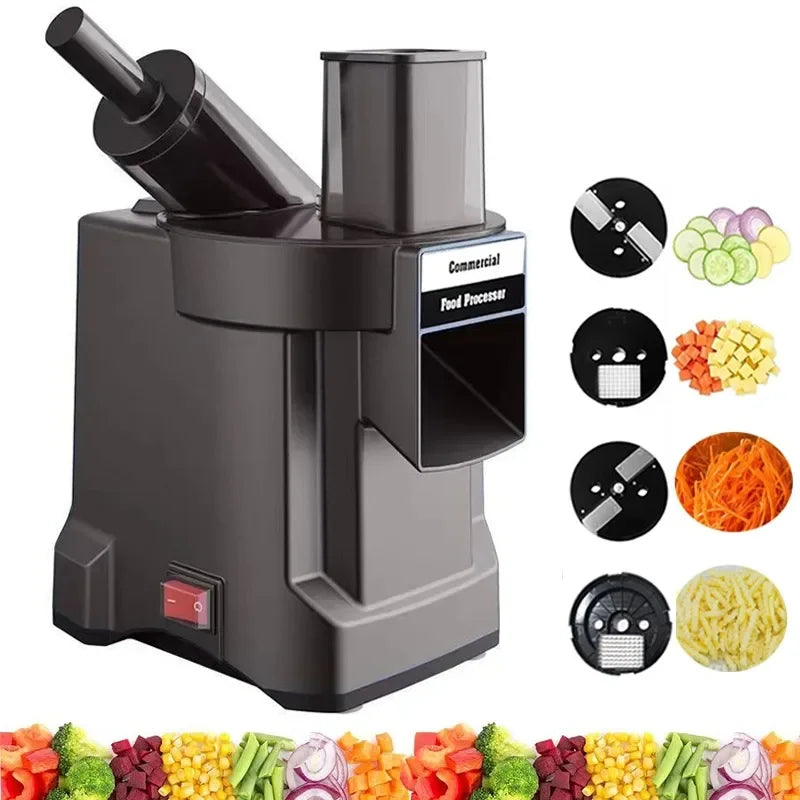 Trendbay Electric Vegetable Chopper & Slicer Food Processor 220V