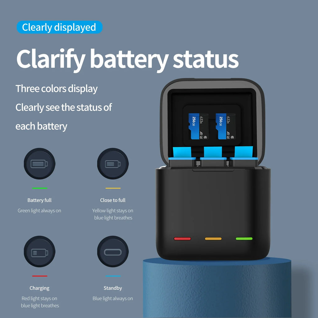 Trendbay GoPro Battery & Fast Charger Set