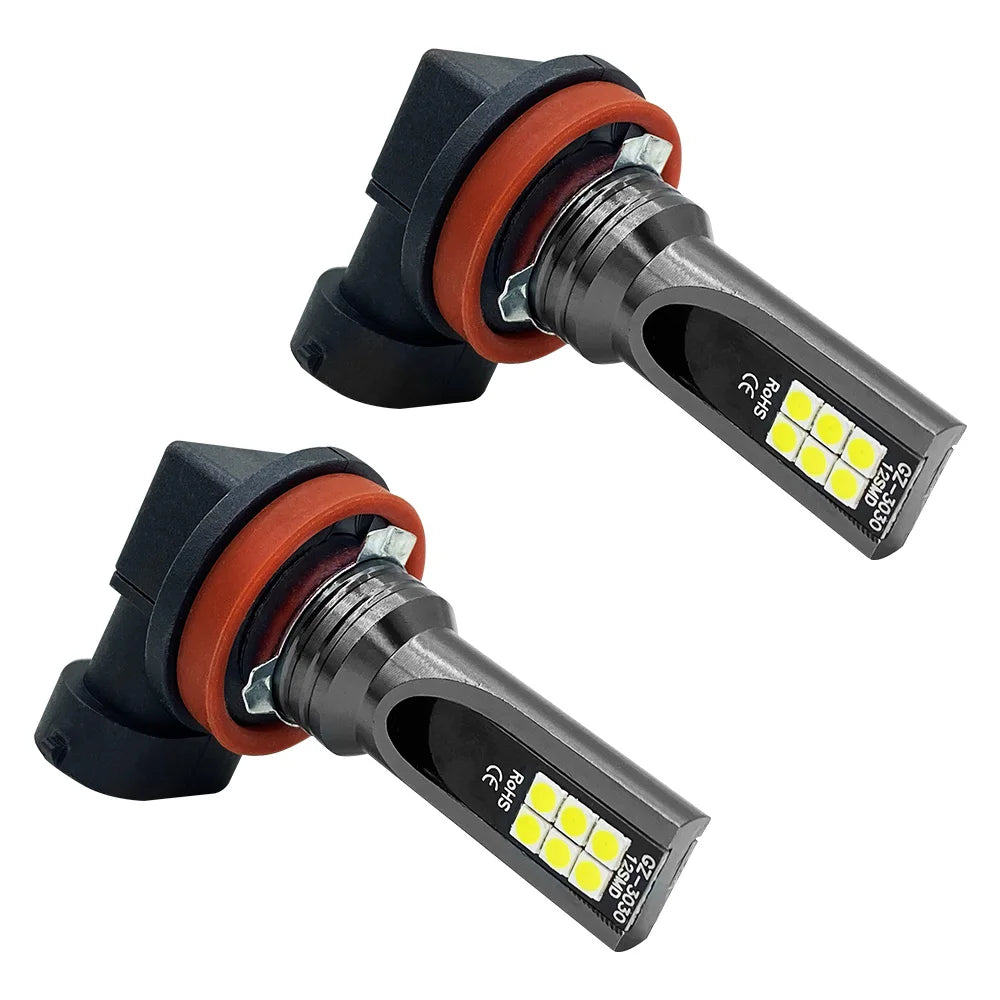 Trendbay 2PCS H8 H11 H16 9005 9006 LED Car Fog Light Bulbs