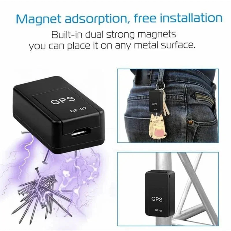 Trendbay Motorcycle Car Gps Tracker Gf07 Mini Tracking Locator Magnetic Vehicle Tracker Locator for Pets Child Elderly Gps Position App