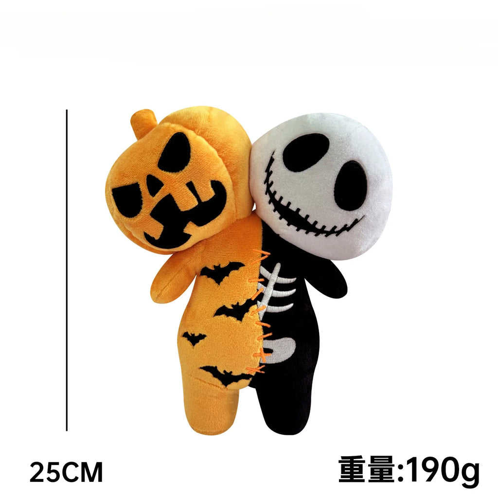 Trendbay 25cm Halloween Pumpkin Skeleton Plush Doll