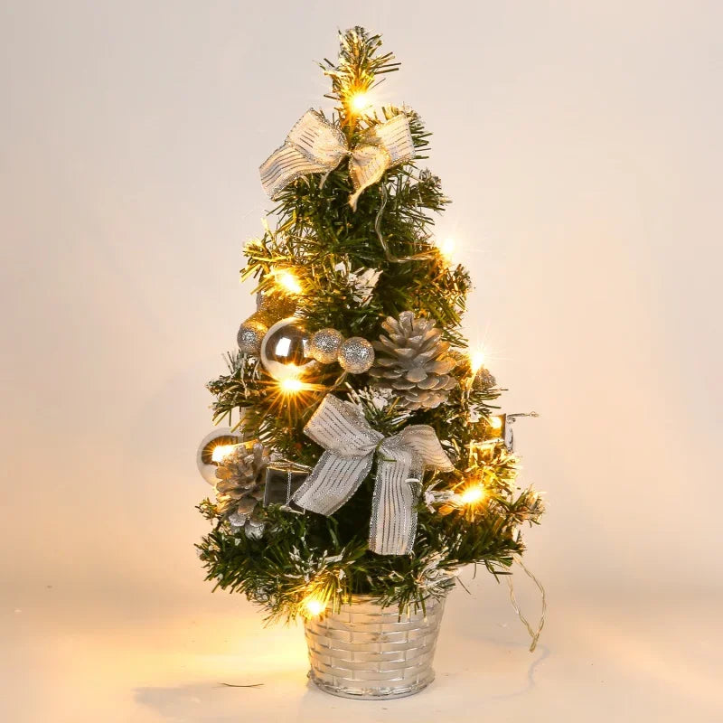 Trendbay 40CM LED Christmas Tree Night Light – Silver