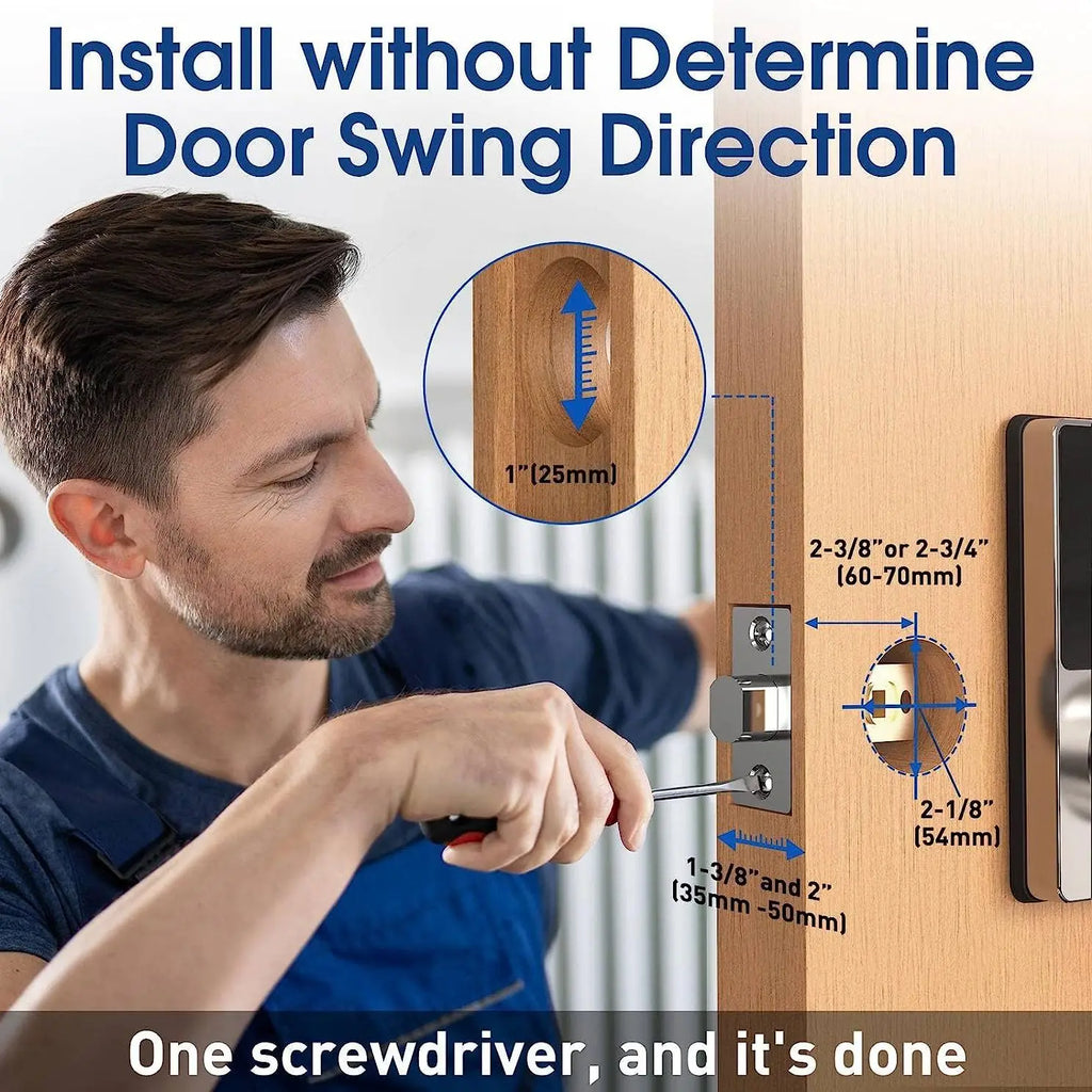 Trendbay Smart Door Lock Keyless Entry Touchscreen