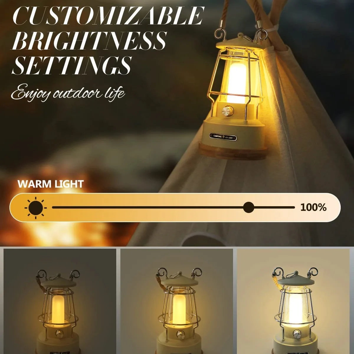 Trendbay Camping Lantern with Handle