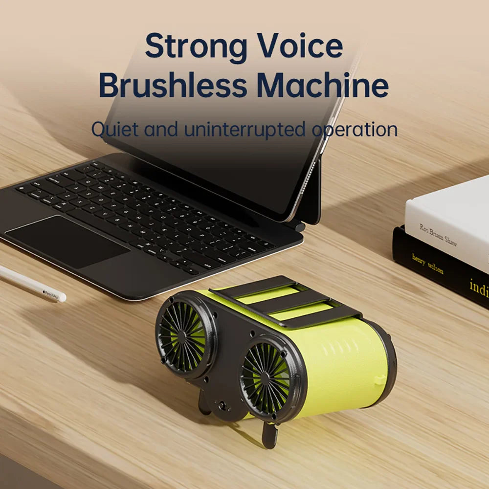 Trendbay 10000mAh Outdoor Hanging Waist Fan
