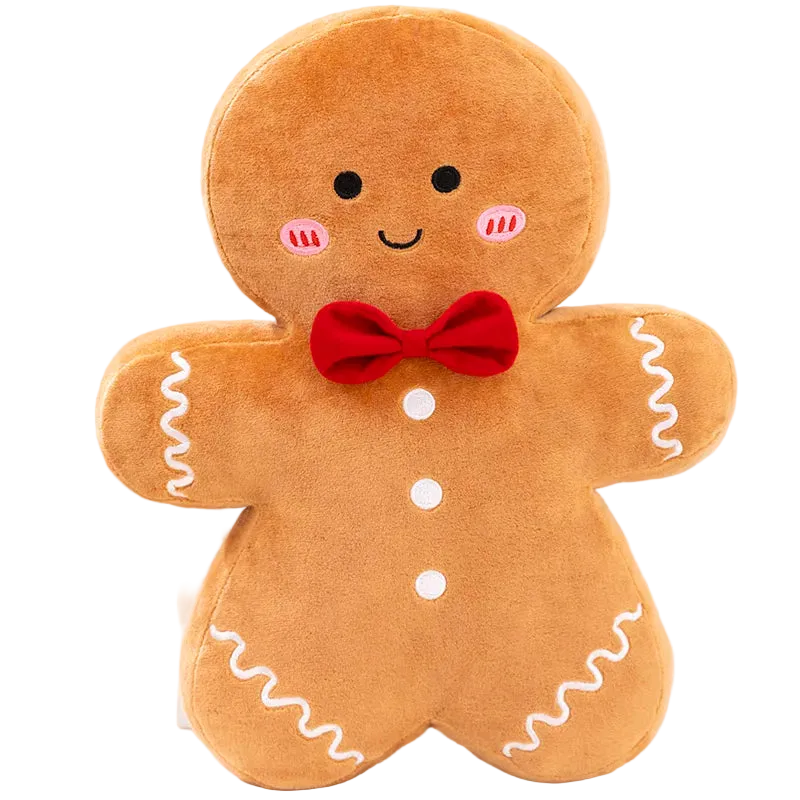 1Trendbay 5cm Gingerbread Man Plush Toy Soft Christmas Cushion