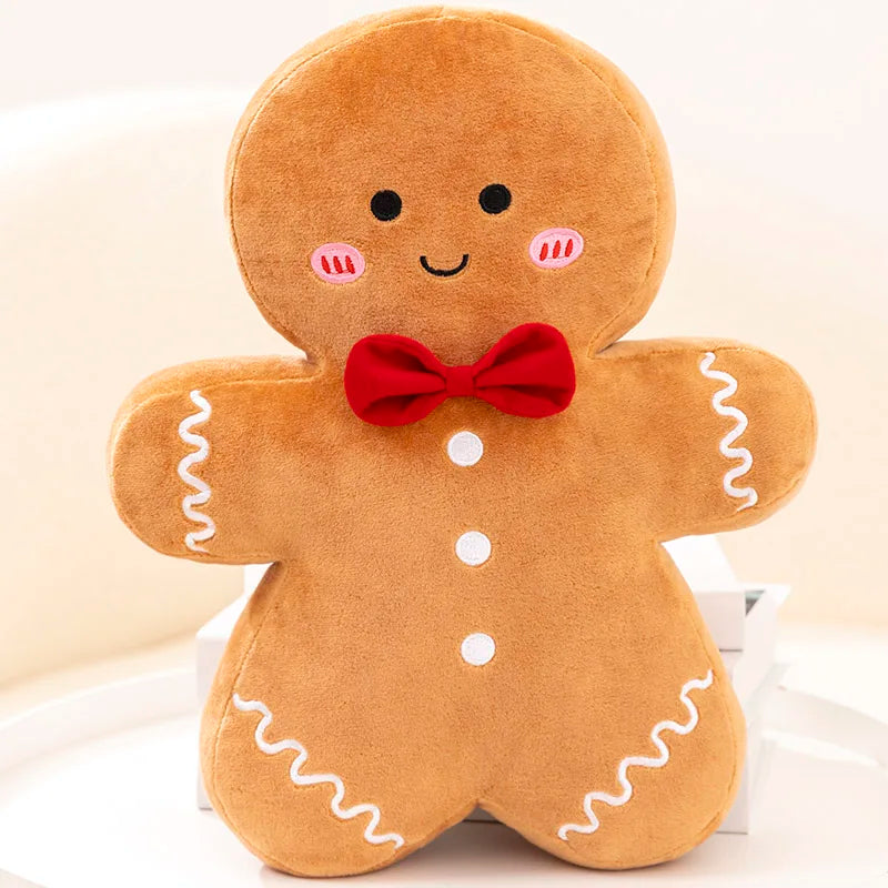 1Trendbay 5cm Gingerbread Man Plush Toy Soft Christmas Cushion