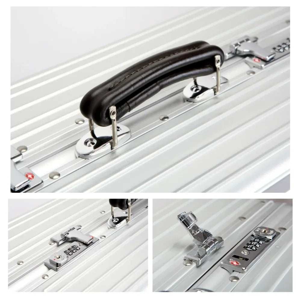 Trendbay Aluminum-Magnesium Alloy Suitcase