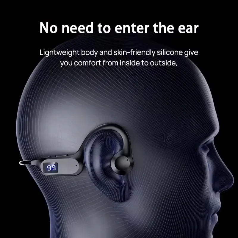 Trendbay Bone Conduction Wireless Bluetooth Earphones