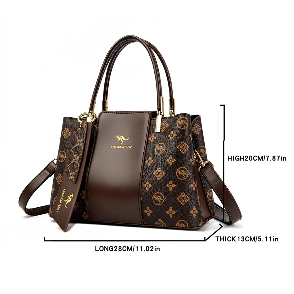 Trendbay Fashion Print Shoulder Crossbody Handbag