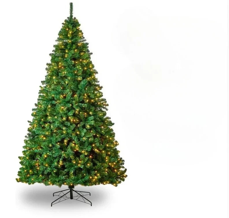 Trendbay PVC Artificial Christmas Tree with LED Lights