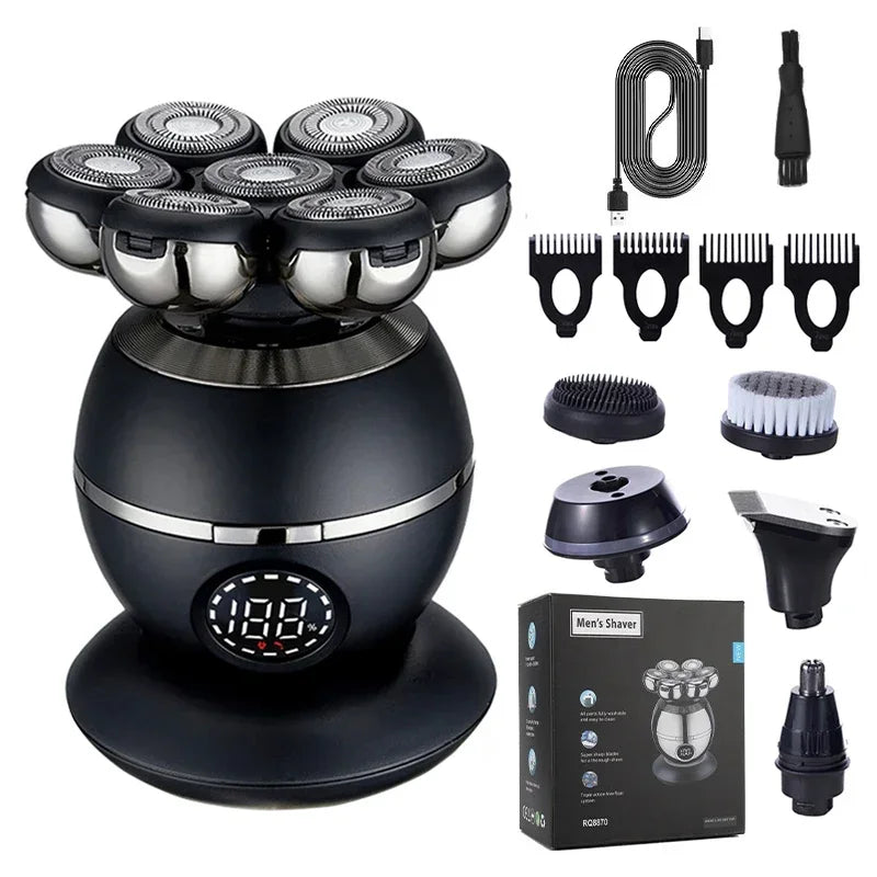 Trendbay 5-in-1 7D Floating Head Electric Shaver