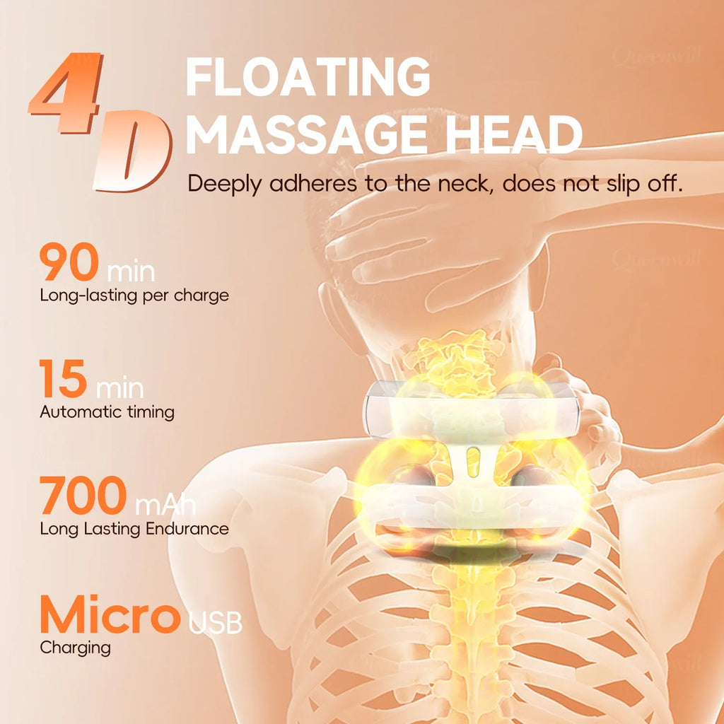 Trendbay Smart Neck & Shoulder Massager with 6 Modes & 16 Levels