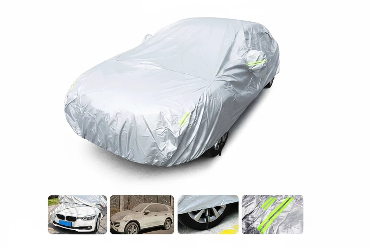 Trendbay Universal Outdoor Car Cover for Sedan, Hatchback and SUV