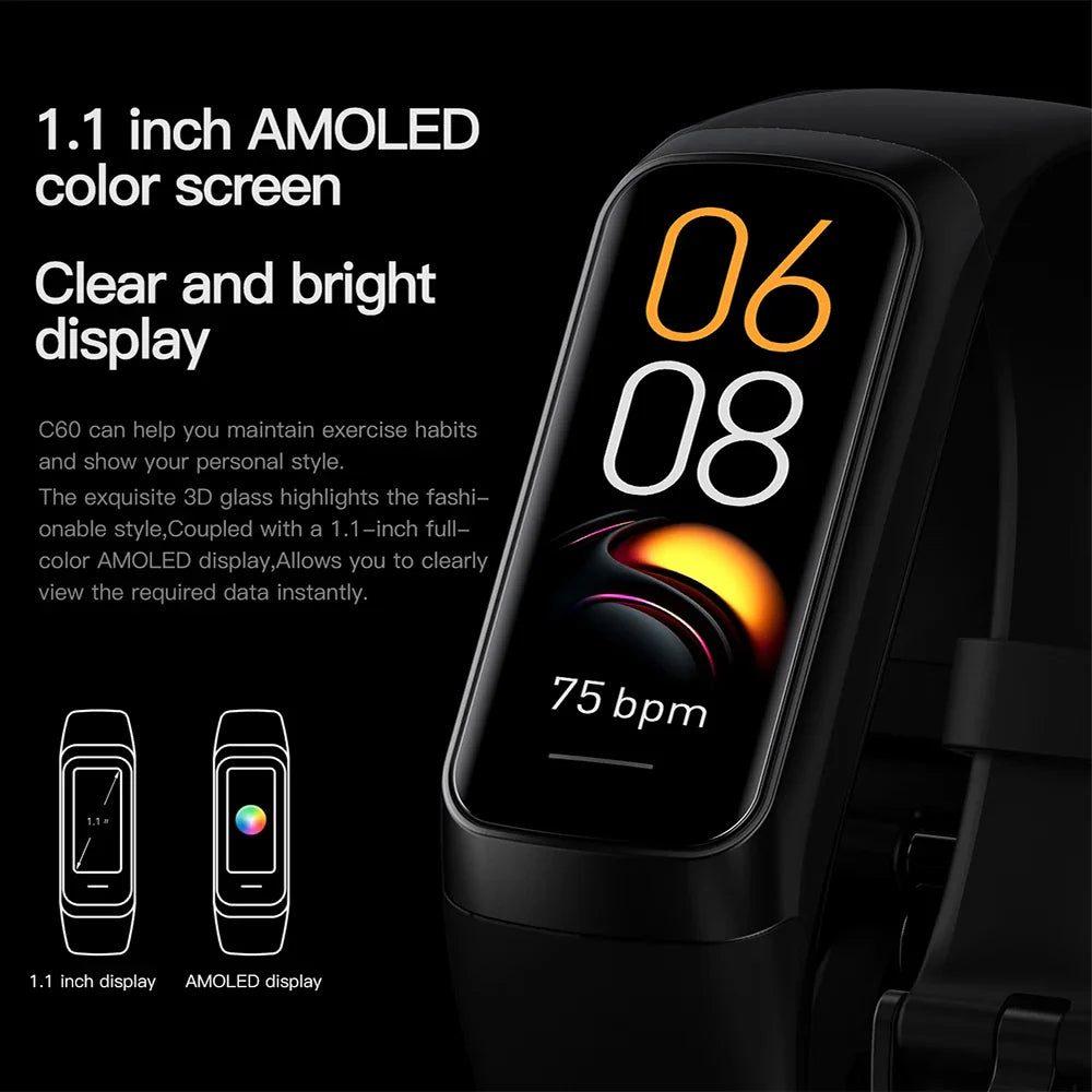 Trendbay Smartwatch with Body Temperature Monitor