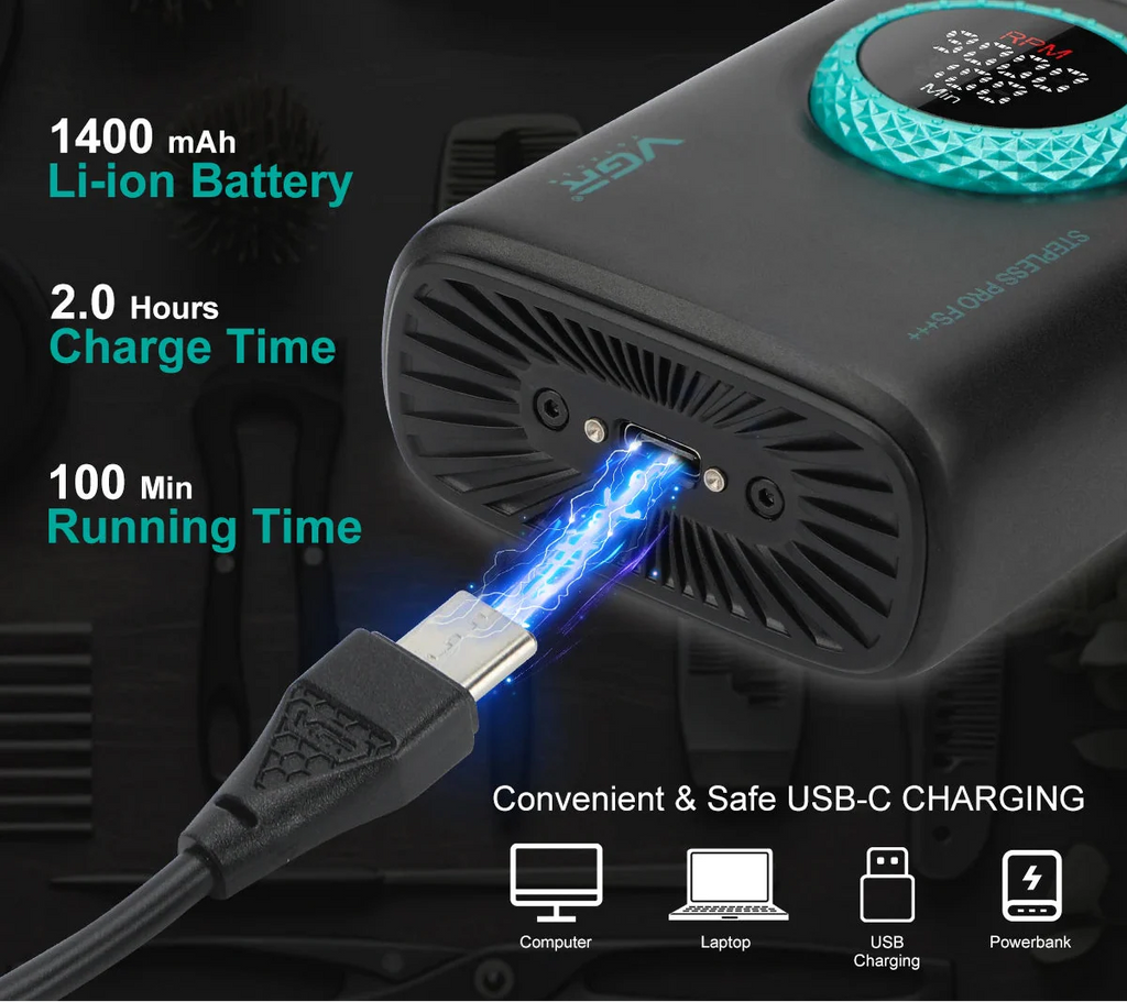 Trendbay Reciprocating 3-Blade Electric Hair Trimmer