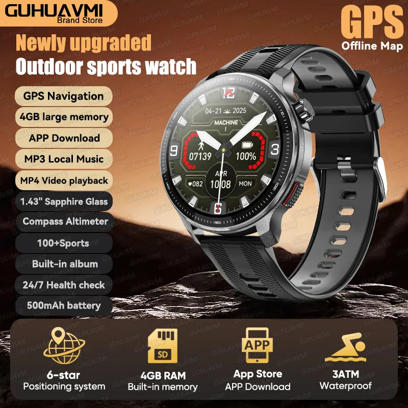 Trendbay Military T-Rex3 GPS Smartwatch