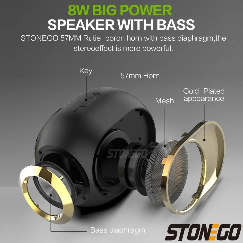 Trendbay Portable Bluetooth Speaker TWS Stereo Waterproof