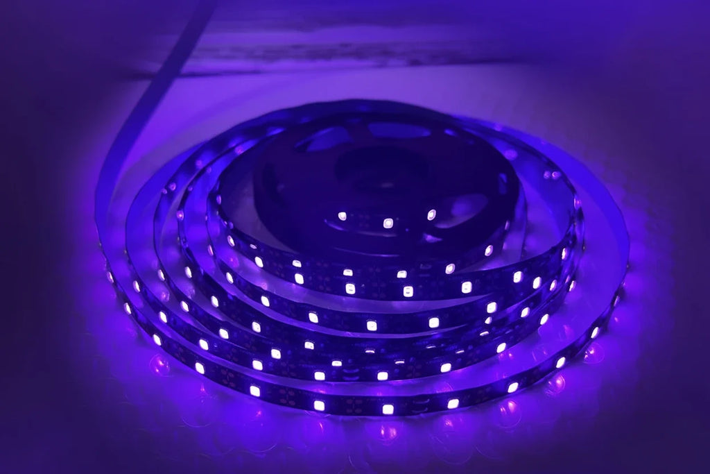 Trendbay 5M USB UV LED Strip Light – 395–405nm Blacklight Glow-in-the-Dark