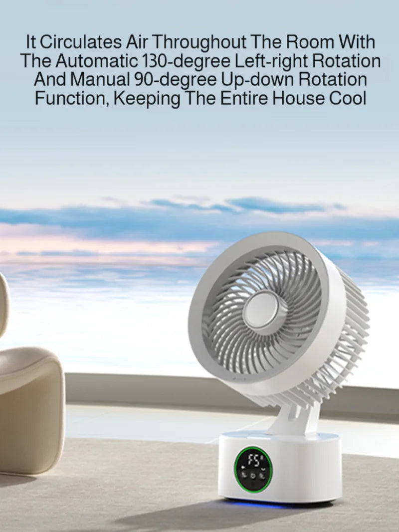 Trendbay Portable Wall-Hanging Rechargeable Fan