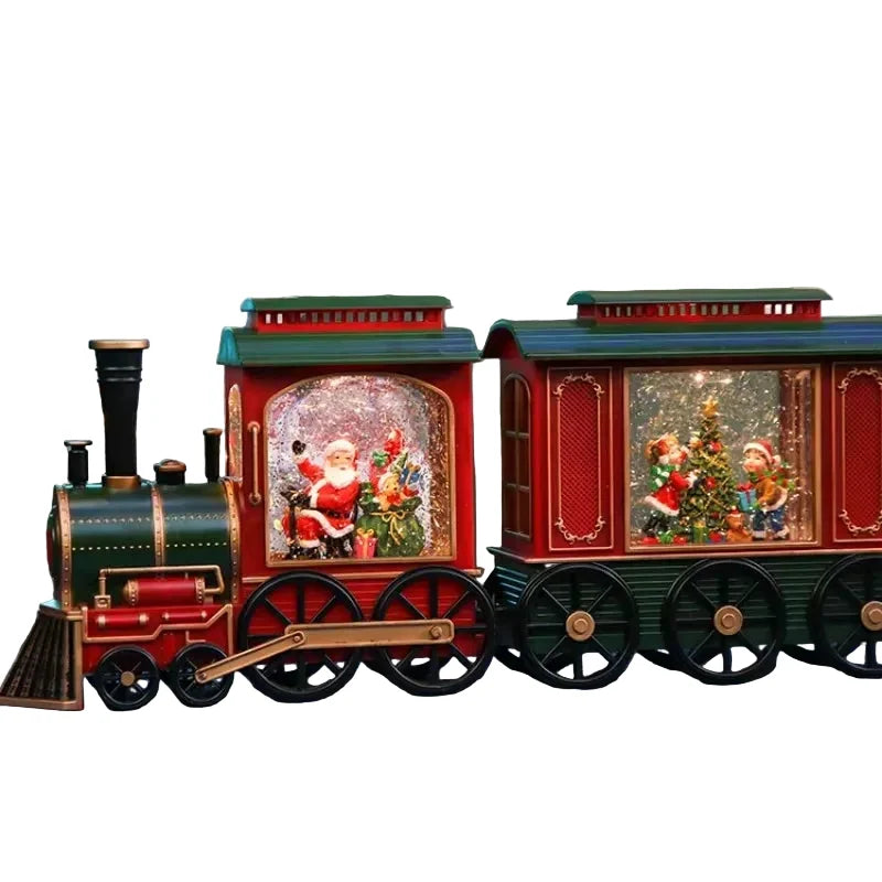 Trendbay Christmas Train LED Snow Globe Lantern