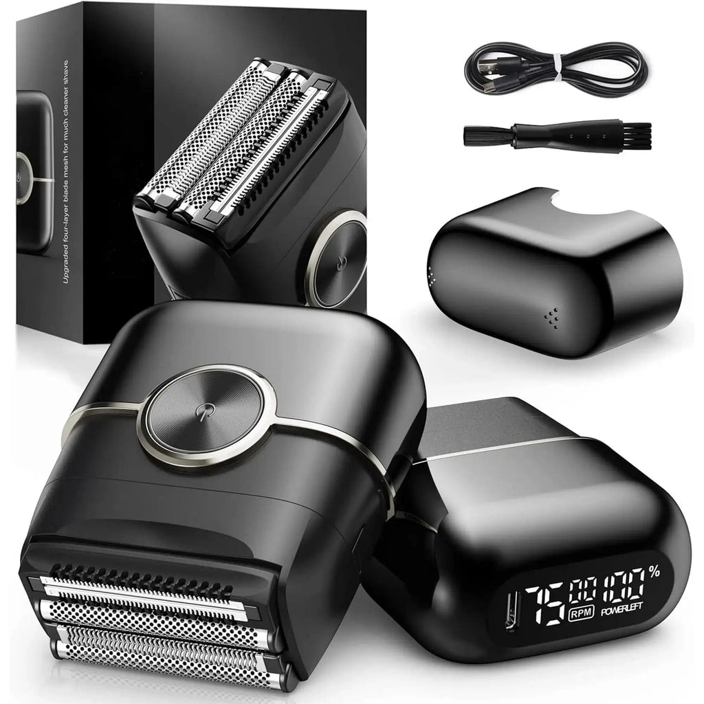 Trendbay Portable 4-Blade Floating Head Electric Shaver