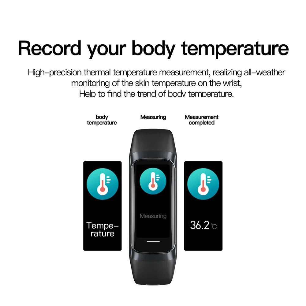 Trendbay Smartwatch with Body Temperature Monitor
