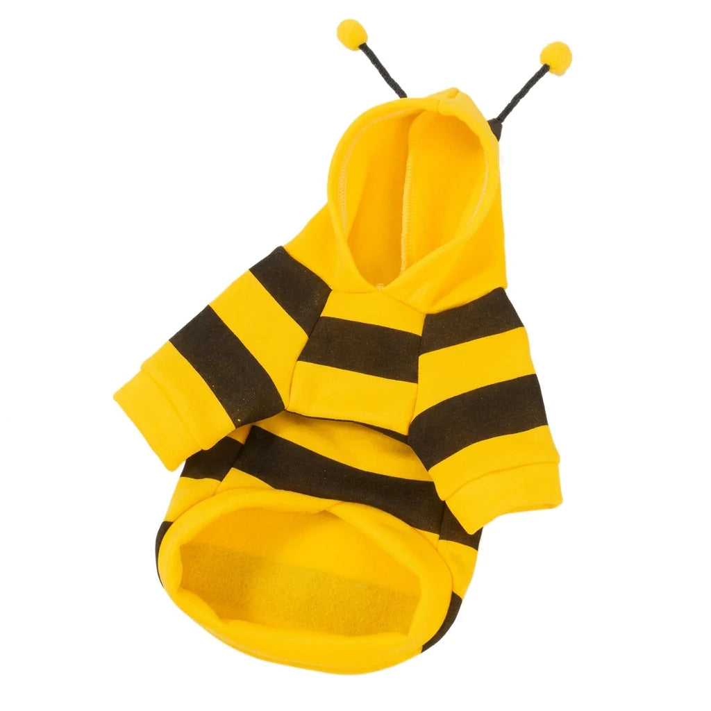 Trendbay Bee Pet Hoodie Costume Yellow & Black Animal-Themed