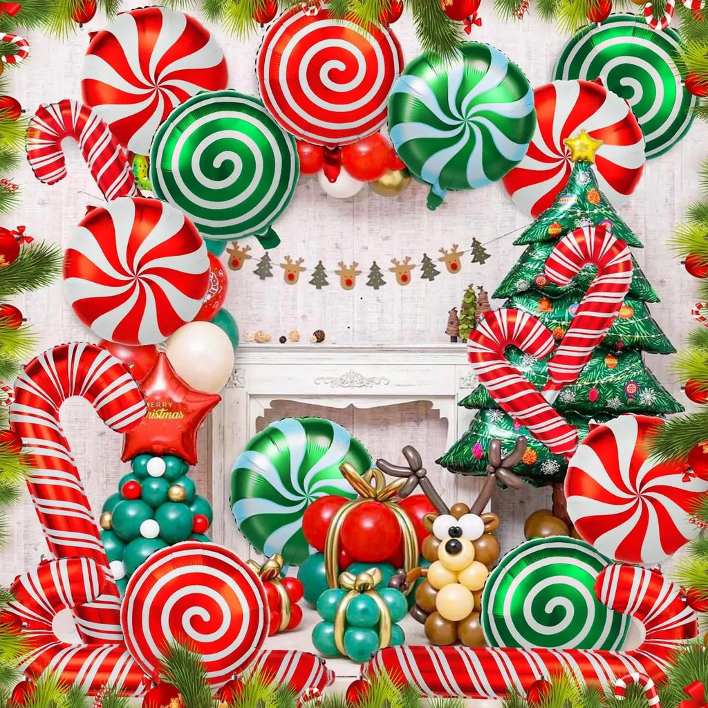 Trendbay 36PCS Christmas Candy Balloon Decoration Kit
