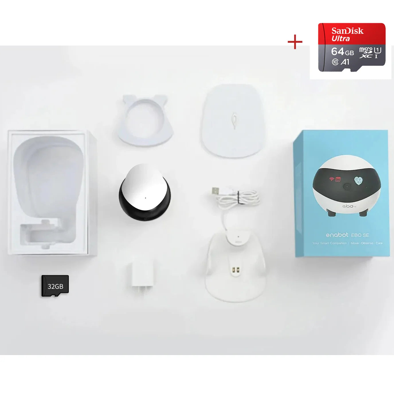 Trendbay Smart 360° Camera Robot with Night Vision (1080P WiFi)