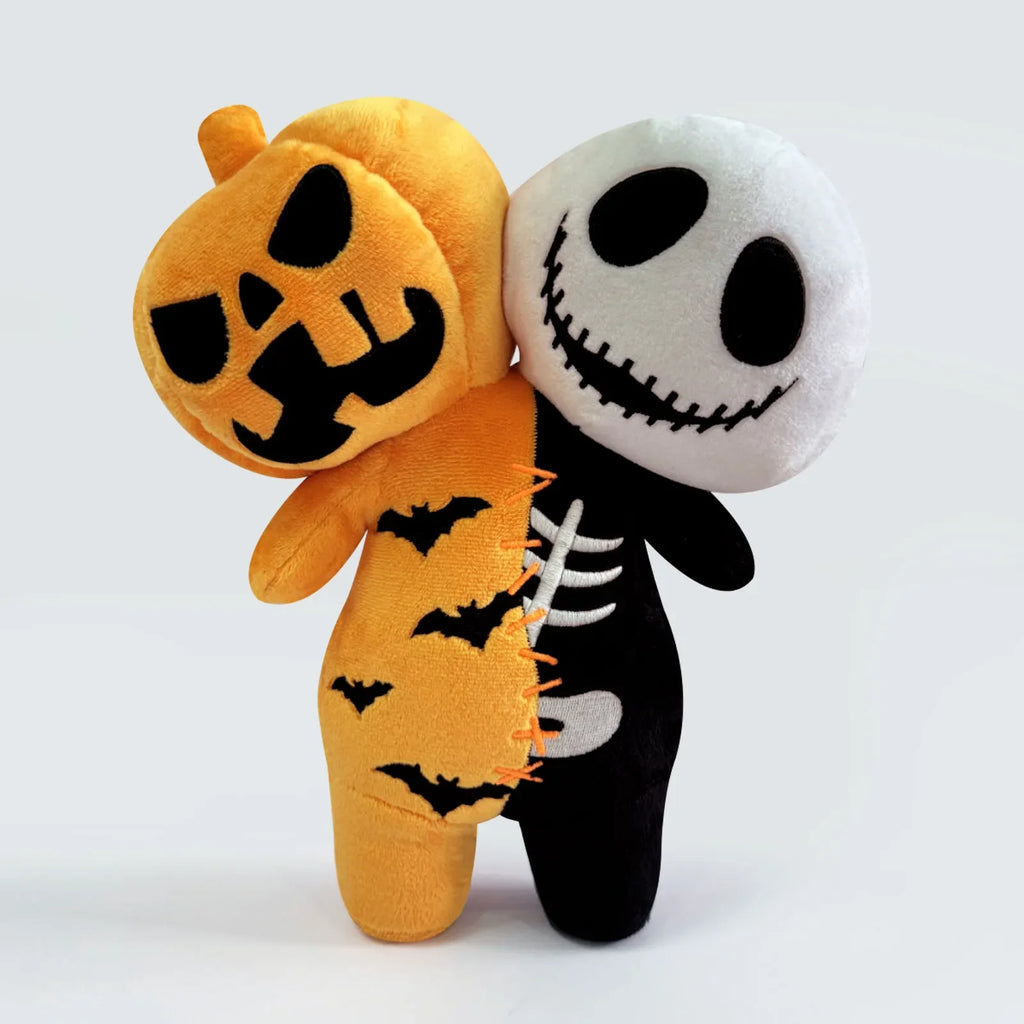 Trendbay 25cm Halloween Pumpkin Skeleton Plush Doll