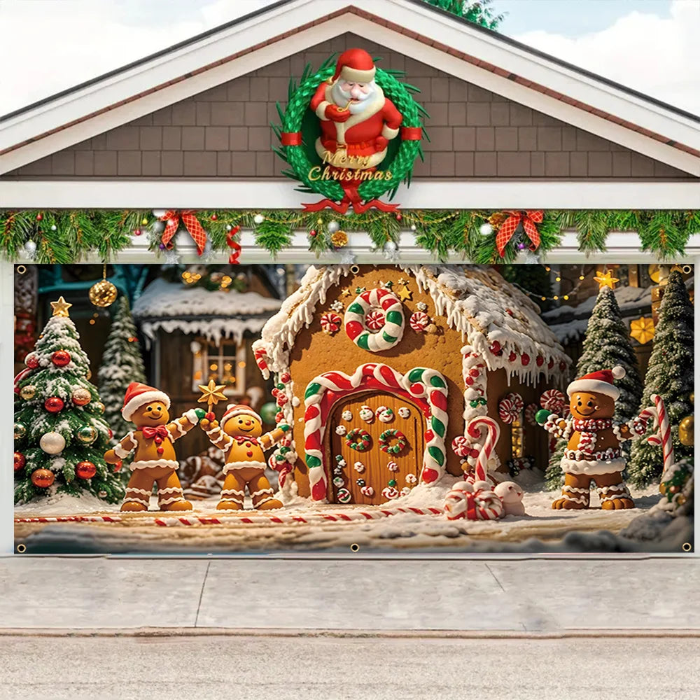 Trendbay Christmas Gingerbread Door Banner