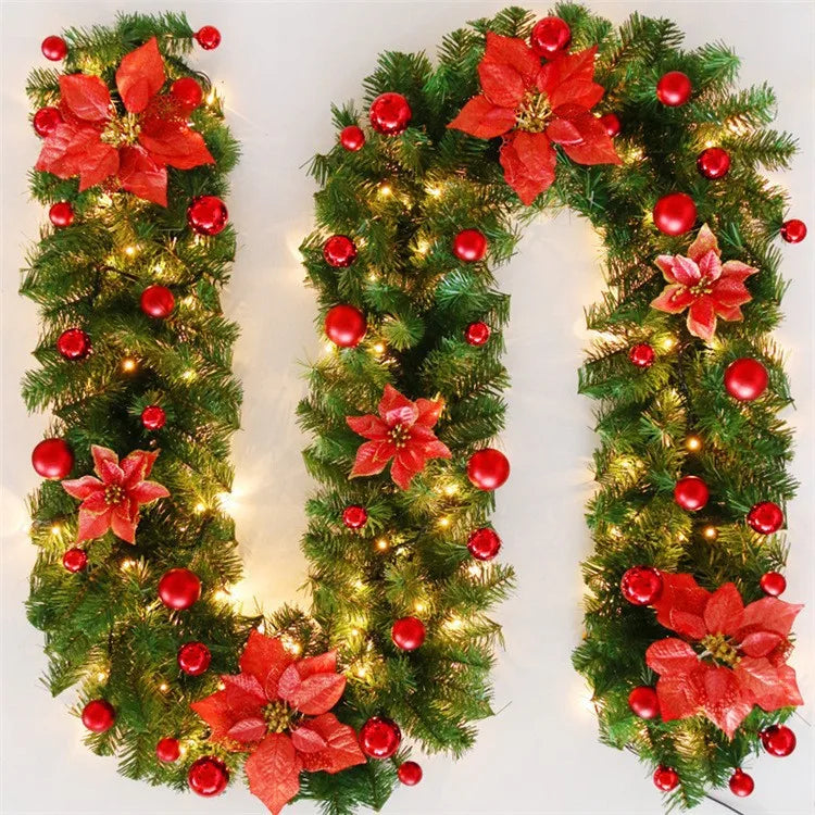 Trendbay 270cm Christmas LED Rattan Garland