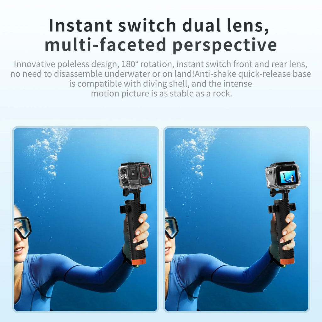 Trendbay Waterproof Dive Housing Case 45M for Action Camera