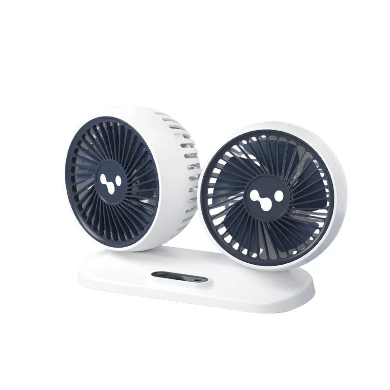 Trendbay USB Dual Head Cooling Fan with Independent Switch