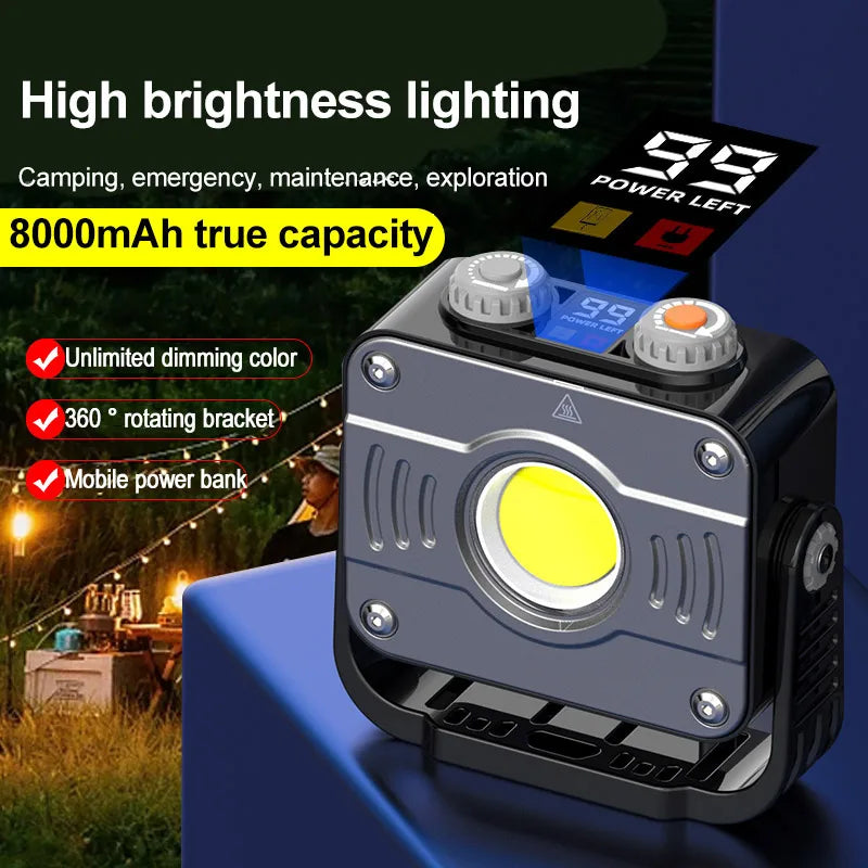 Trendbay 8000mAh Rechargeable LED COB Floodlight