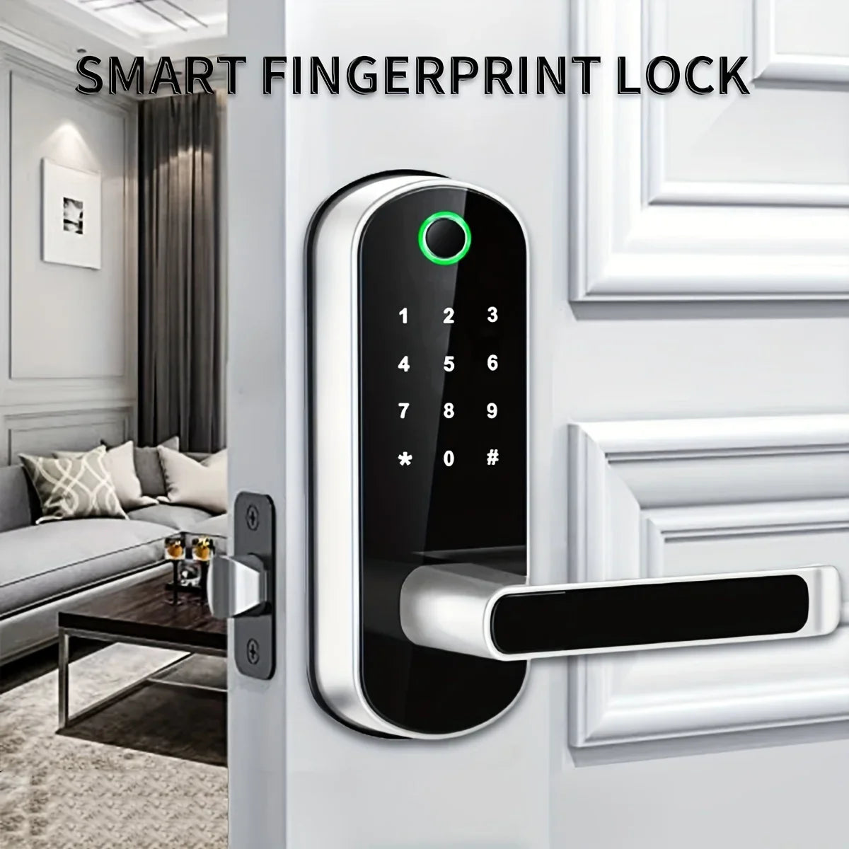 Trendbay Smart WiFi Fingerprint Door Lock with App & NFC Access