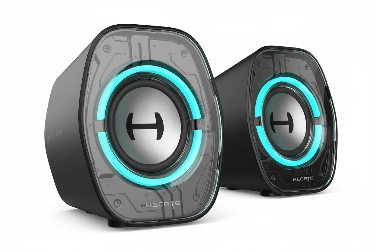 Trendbay RGB Computer Speakers Bluetooth USB-C 3.5mm Input