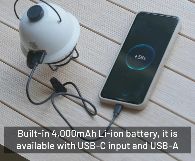 Trendbay 2-in-1 Camping Lantern Power Bank