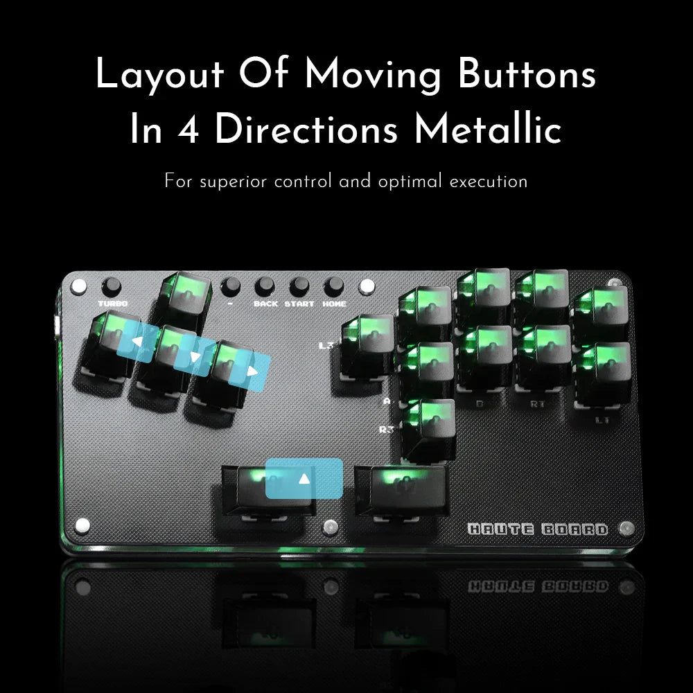 Trendbay Leverless Arcade Fightstick Controller (Hitbox Style)